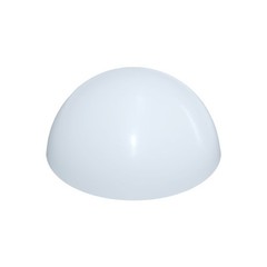White Solid Silicone Rubber Half Ball Mold Stripping Hemisphere High Temperature