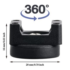 100 Pcs Magnetic Cable Clips – Zip Tie Mounts for Wire Management, Black Base