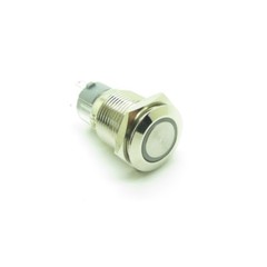 Push Button Switch Ring LED Light Momentary Latching Waterproof 16mm 12V 24V 220