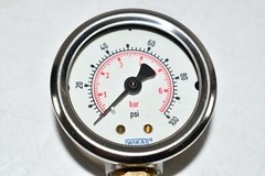NEW WIKA 212.53 Pressure Gauge, 0-100 PSI, 2” Dial 4311931