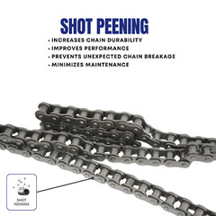 Jeremywell #35 Roller chain 3FT with 2 Connecting Links and 1 Offset Link