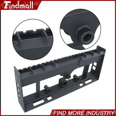 Heavy-Duty Pallet Fork Frame W/ Receiver Hitch & Spear Sleeves Skid Steer 4000lb
