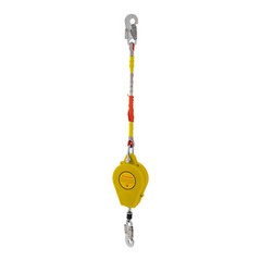23ft Self Retracting Lifeline Lanyard Fall Arrester Protection+Hook Rope 330lbs