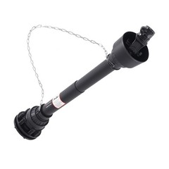 Black PTO Drive Shaft 1-3/8″ 6 Spline Ends 31.5″-41″ w/ Slip Clutch for Series 4