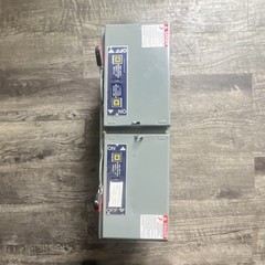 Square D QMB Heavy Duty Load Break Switch 100A 600V 3-Pole Metal Gray
