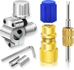A/C Retrofit Valve Kit-Refrigerant Retrofit Valve Set with R12 to R134A Low Side