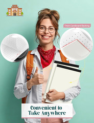 Dot Grid Notepad 8.5 x 11, 2 Pack, 5×5 Dotted Graph Paper 8-1/2 x 11″, Dotted Jo
