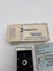F30M INTERMATIC TIME SWITCH 30 MIN 125 VAC 1 HP NOS Vintage Metal Plate