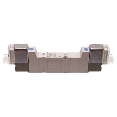 SMC SY3340-5LOZ Double Solenoid Valve 5-Port 3-Position, 24VDC Coil 0.2-0.7MPa