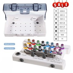 Dental Universal Implant Prosthetic Kit Torque Wrench Screw Drivers Remover USA
