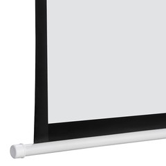 120″1:1 Projection Projector Screen Manual Pull Down Matte HD Movie Theater Home