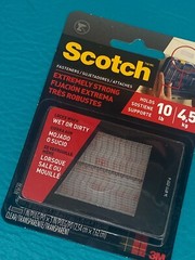 6 Packs Scotch Fastener 3M Indoor Outdoor Heavy Duty Hook & Loop Stick On 24 pc