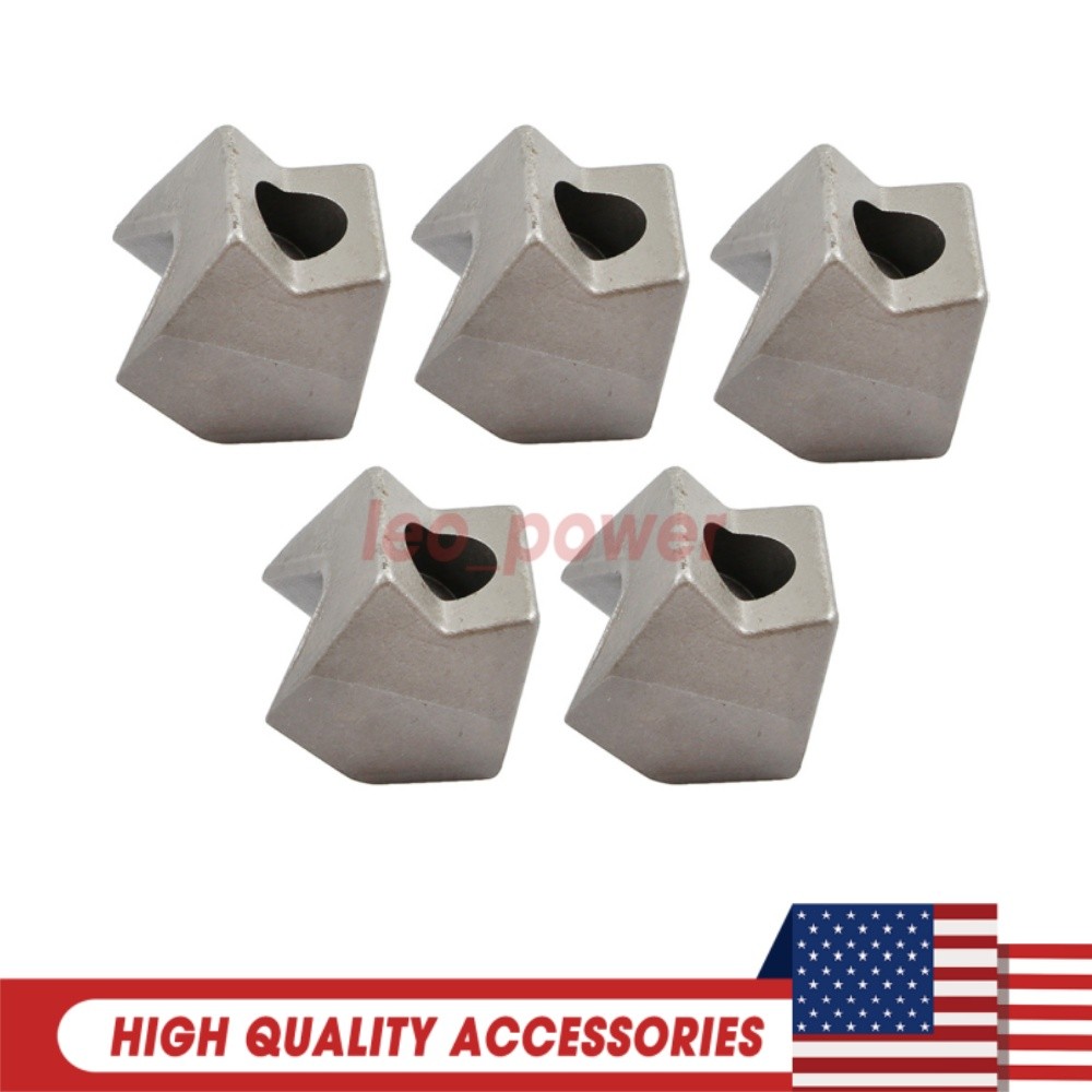 5Pcs Fit for Fecon Cubit Reversible Knife Teeth