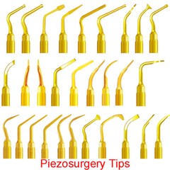 6pc/set Dental Ultrasonic Scaler Piezo Surgery Tips Sinus lifting Implant U693