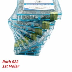 50Sets Dental Orthodontic Buccal Tube 1st 2nd Molar Tube Roth MBT 022/018 Mesh