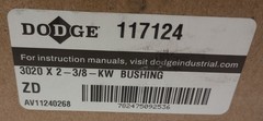 Dodge 117124 Taper Lock Bushing 3020 X 2 3/8″ KW
