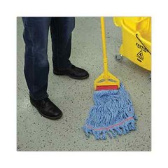 Boardwalk 1800LBDZ Pro Loop Web/Tailband Mop Head – Large, Blue (1 Dozen) New