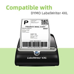 4×6″ Direct Thermal Shipping Postage Labels 220/Roll Compatible Dymo 4XL 1744907
