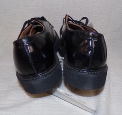 POSTMAN CAROLINA 32 MEN WORK SHOES BLACK LEATHER ARCH SUPPORT OXFORD USA NEW NIB