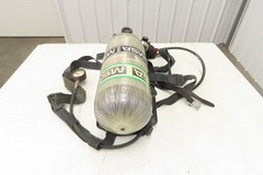 MSA H-60SL SCBA 60 Min Respirator Tank Air Cylinder Firefighter Backpack Harness