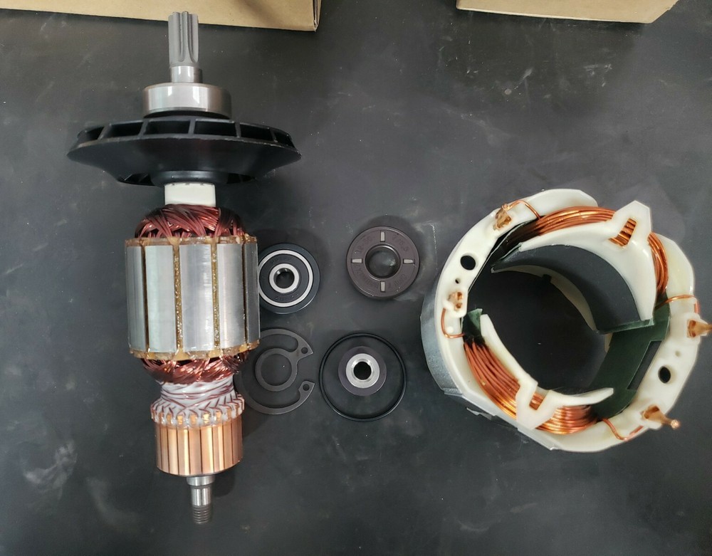 Bosch RH540 Motor Rebuild Set (Armature, Field Coil, Brush Set)