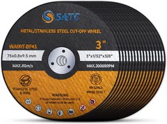 100 Pack Cut Off Wheels 3″ x1/32″x3/8″ Arbor Metal Cutting Disc Die Grinder Tool