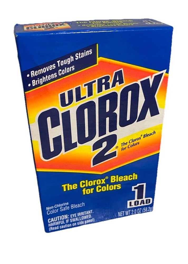 Clorox 2 Non Chlorine Color Safe Bleach / 3 oz TRAVEL SIZE, 1 Load Discontinued.