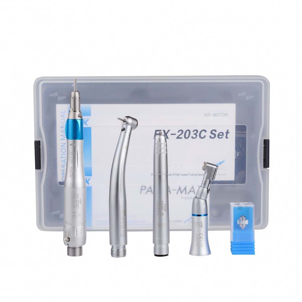 Dental NSK Type High Low Speed Handpiece Kits Push Button with Air Scaler 2H/4H