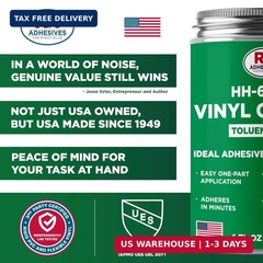 HH-66 Toluene Free Vinyl Cement 4 oz – Vinyl Adhesive, Cement Glue, Industrial C