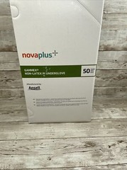 1 Box Gammex NovaPlus Non-Latex PI Underglove Surgical Glove Size: 9 Exp 6/25