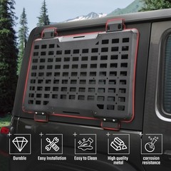 Rear Window Molle Panel Modular Storage Panel System Right Side – Passenger Side