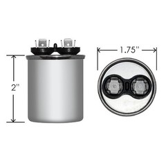 Jard 30.0 uF/MFD +/-6% 50/60Hz 370 VAC Run Capacitor Replaces 325P306H37N25A4XBA