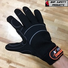 LIBERTY LIGHTNING GEAR ONYX WARRIOR MECHANICS/UTILITY WORK GLOVES 0915BK (S-2XL)
