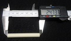 LOT OF (24) TWENTY FOUR 2.47″L X 0.325″D STEATITE CERAMIC RESISTOR ROD No. 329