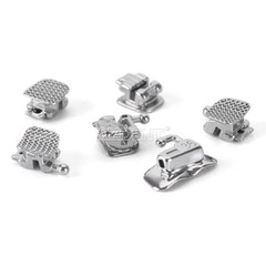 Dental Orthodontic Self-Ligating Brackets Ceramic Braces Roth MBT 022 Hooks 345