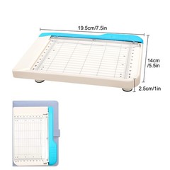 Heavy Duty Mini Photo Paper Cutter Trimmer Guillotine w/ Guard for School Office