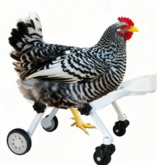 Adjustable Small-Scale Pet Chicken Wheelchair – Small Pet Poultry Mobility Ai…