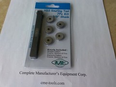 Knurling Tool 7pc Kit 3/8×4″ Shank 6 HSS knurls included IN-GHT-7445 –new