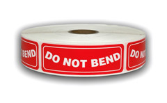 1×3 Do Not Bend Labels Shipping Mailing Fragile Stickers (5) RLS of 300 EA