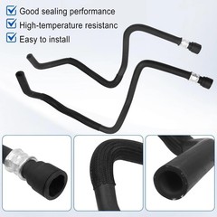 Heater Hose Inlet Outlet Set Fits Silverado Sierra 1500 2500 Replacement Kit