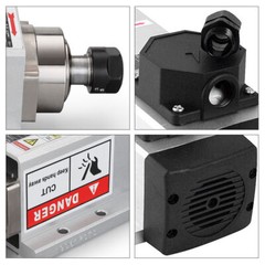 Flange Spindle Motor Air-cooled 1.5kw/2.2kw/3.5kw/4.5kw/6/7.5KW CNC Woodworking