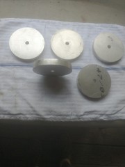 6061 T6 Aluminum Round 4 3/4 Dia. 5/8 Thick 1/2 In Hole Thru The Middle 5 Pcs