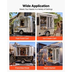 Uimoso 36×36 in Aluminum Alloy Concession Window with Folding Shelf