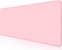 GIRPKPAD Pink Large Mouse Pad with Superior 31.5 x 11.8 x 0.3 inches,
