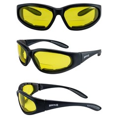 Global Vision Hercules Bifocal Motorcycle Safety Glasses Sunglasses Padded