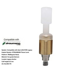 Dental fit Zest Locator Abutment Removable for STRAUMANN Tissue Level RN Implant