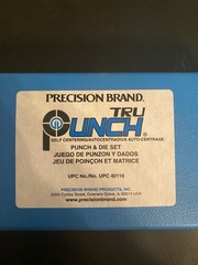 Precision Brand TruPunch Self-Centering Punch Die Set