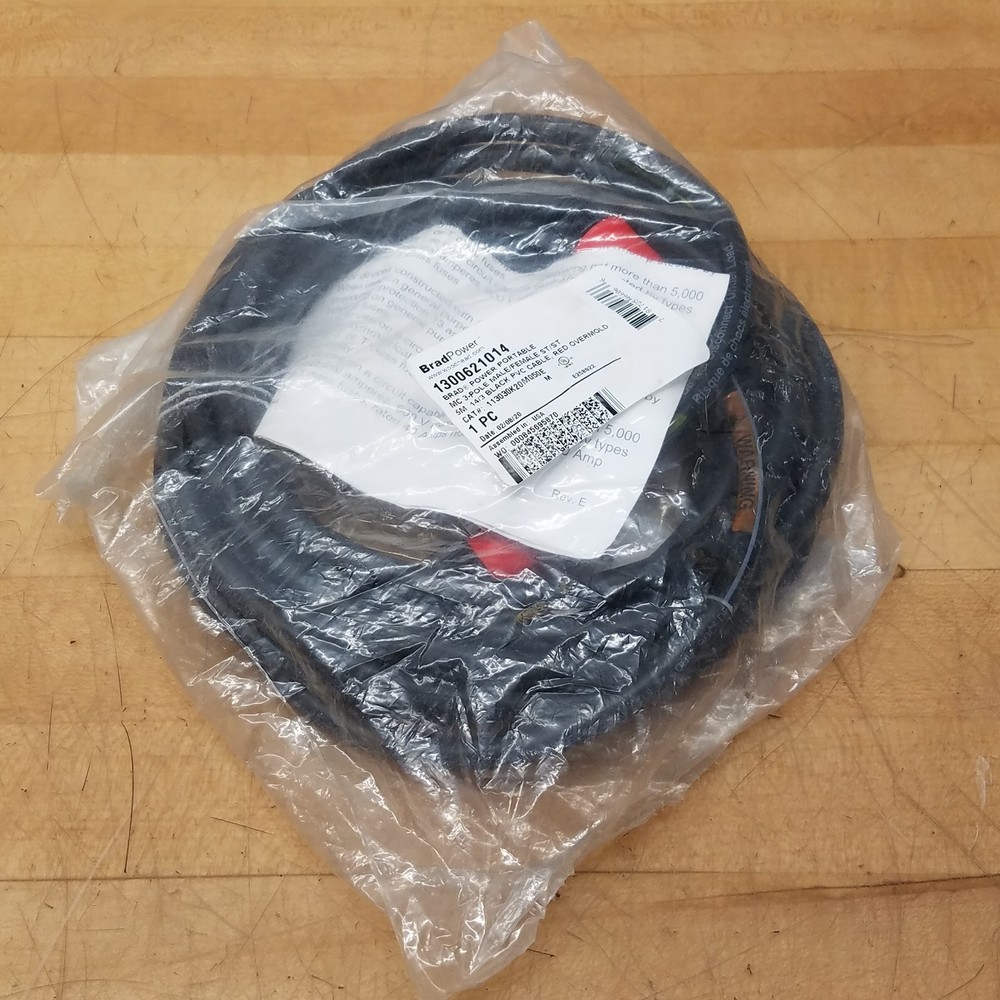 BradPower 113030K20M050E Double Ended Cordset, 3 Pole, 14 Awg, 1300621014 – NEW