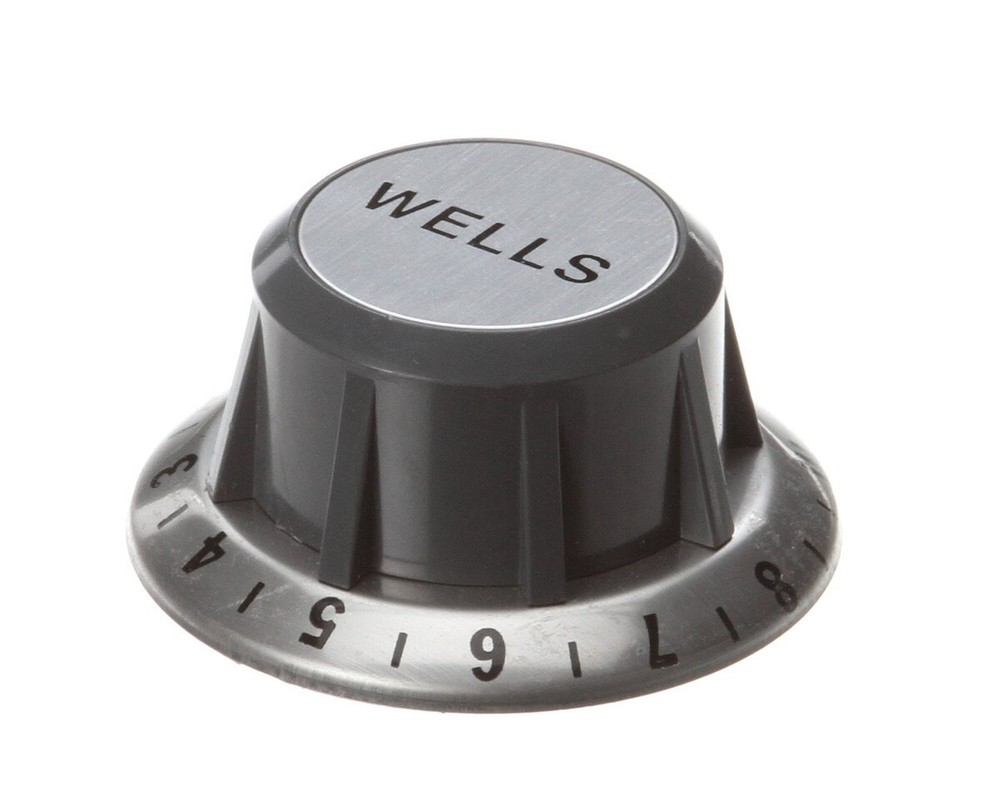 WELLS Warmer Control Knob, Off-Lo-2-8-Hi, 2R-30372 OEM Dial 50372 50577, 22-1074