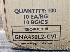 (QTY 100) ASP GNA450L2-CVI Disposable Isolation Gown AAMI Level 2 Full Back